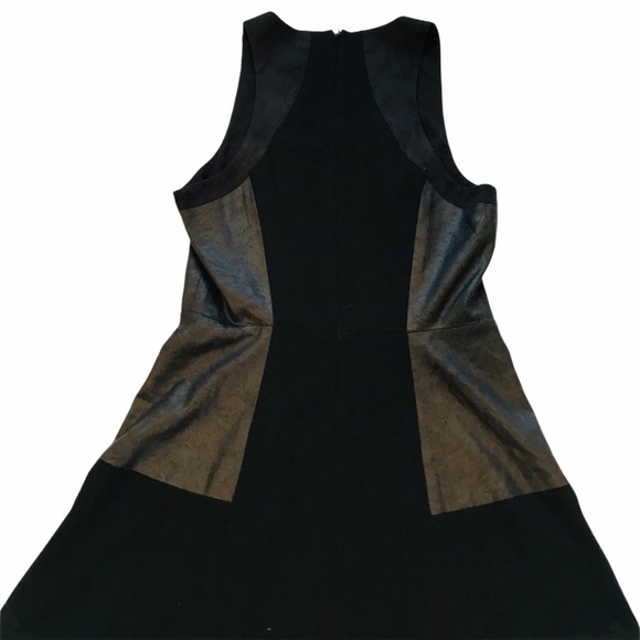 Cece**Black Leather Side Panel Dress**US 4-6 - Picture 6 of 6